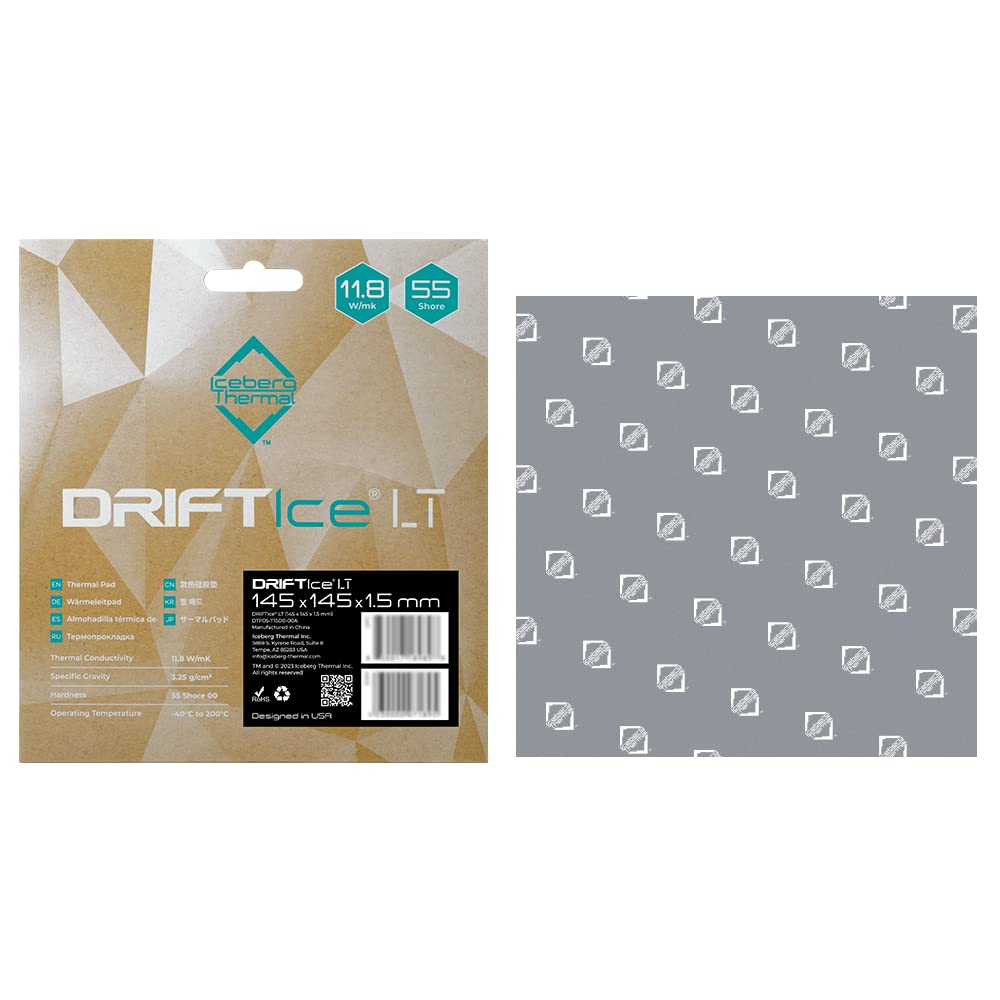 Iceberg Thermal DRIFTIce LT Thermal Pad 145 x 145mm (1.5mm) (11.8 W/mK)