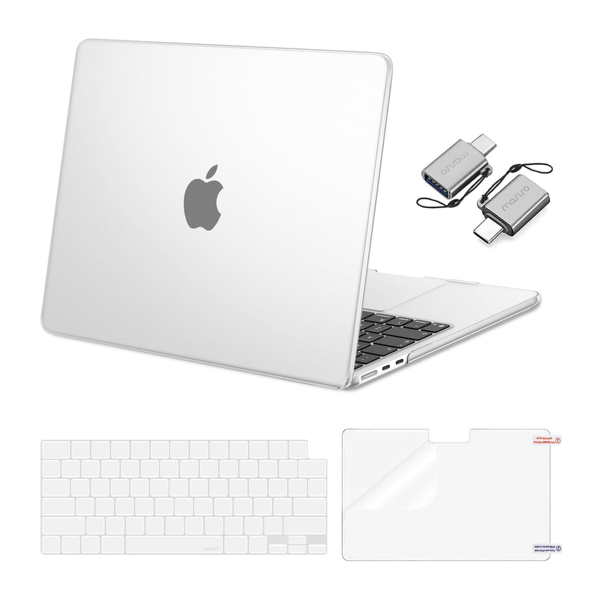 MOSISO Compatible with MacBook Air 13 inch Case M5 2026 M4 M3 M2 2025-2022