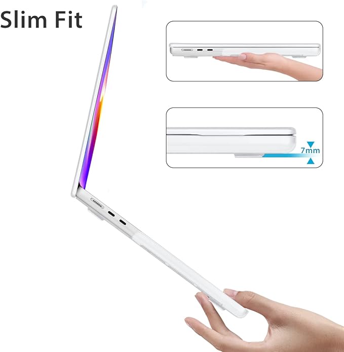 Compatible with MacBook Air 13 inch Case 2025 2024-2022 M4 A3240 M3 A3113 M2 A2681, Plastic Hard Shell&Keyboard Cover&Screen Film&Webcam Cover for MacBook Air 13.6 inch Case, Funny Dog