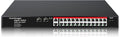 STEAMEMO 26-Port Gigabit Ethernet Switch | Smart Managed with 2 SFP Slots | QoS & VLAN Support | Rackmount/Desktop Metal Network Switch | Plug & Play Setup(Includes Power Adapter)