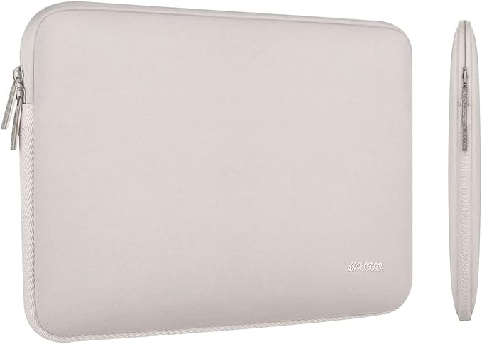 MOSISO Laptop Case 14 inch, 14 inch Laptop Sleeve Bag Compatible with HP Lenovo Dell ASUS Acer, HP Stream, Dell Latitude, Lenovo IdeaPad, Neoprene Computer Sleeve Bag with Small Case, Rock Gray