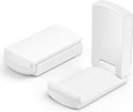 Sticky Headphone Stand Controller Holder - EURPMASK 2 Pack Upgraded Adhesive Headset Hook, Headphone Holder for Desk with Soft Rubber Pads, Gaming Accessory Controller Headset Stand, Pearl White