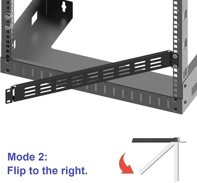 1U Hinged Vented Rack Mount Blank Panel Spacer for 19in Server Rack or Network Cabinet (1U Vented Blank Panel) (Pack of 2)