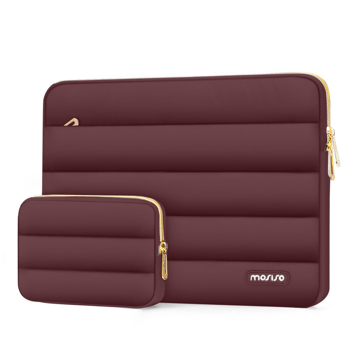 MOSISO Laptop Case 13.3 inch,13-13.3 inch Puffy Laptop Sleeve Carrying Case