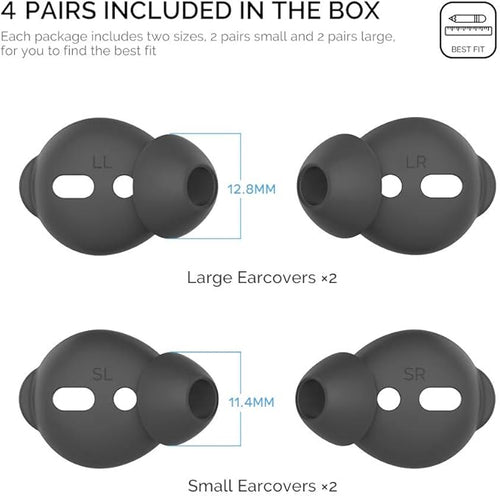AhaStyle 4 Pairs AirPods Ear Tips