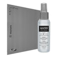 OPTIPAK Sparkle Anti-Reflective Lens Cleaner Spray kit | (1) 2oz Glasses Cleaner Spray + (1) Microfiber Cloth for Eyeglasses, Sunglasses, Lenses, Screens and Camera Cleaning Kit (2 Piece Set)