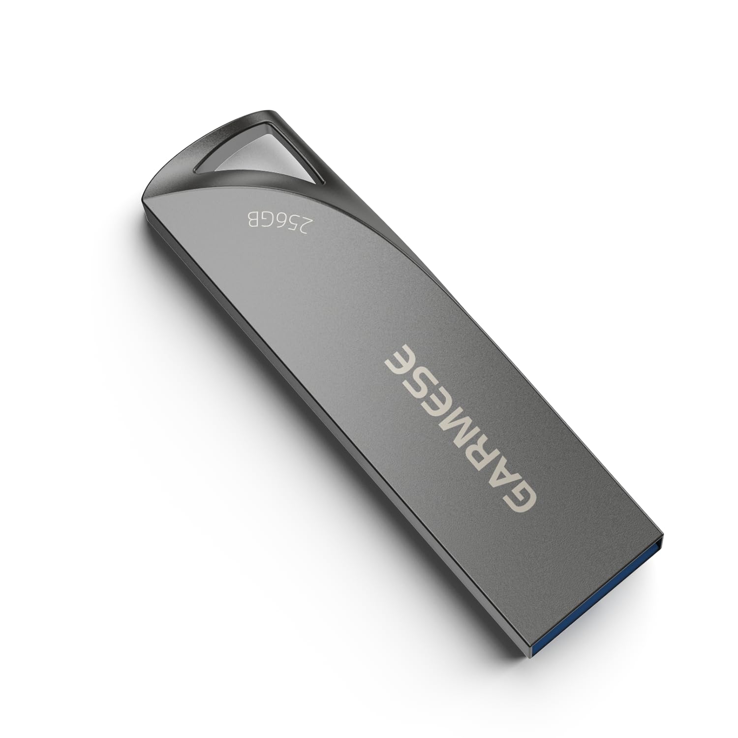 GARMESE Metal USB Flash Drive with Keychain Portable Memory Stick 256GB 1 Pack