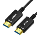 8K HDMI Fiber Optic Cable 30ft, 4K120 8K@60Hz HDMI 2.1 Cable, 48Gbps Ultra High Speed Slim HDMI Optical Audio Cable HDMI Cord, eARC HDR10 HDCP 2.2 Compatible with PS5 Xbox TV Projector