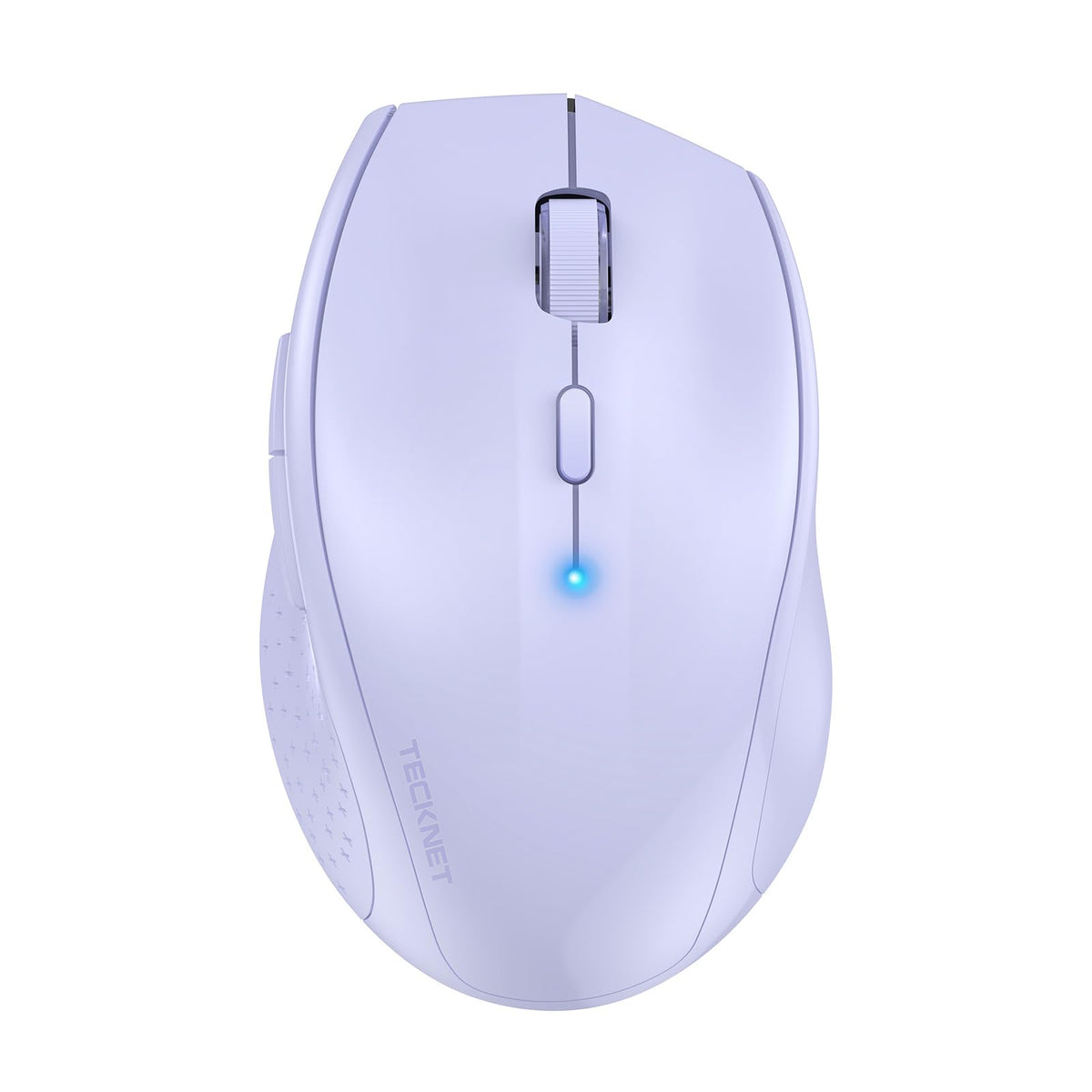 TECKNET Bluetooth Mouse, Wireless Silent 6 Buttons 2-Yr Battery, Purple