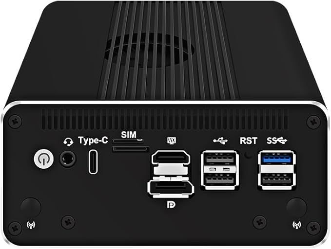 CWWK Intel Alder Lake N100(4C/4T Up to 3.4GHz)/N305(8C/8T Up to 3.8GHz) Dual SFP+10GbE Mini PC|4xIntel I226-V 2.5GbE |DDR5 Memory|PCI-E x4|HDMI+DP+Type-C (10 Gigabit N100, 32G RAM 2TB SSD)
