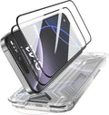 3 Pack for iPhone 16 Plus Tempered Glass Screen Protector:9H+ Durable, Auto Positioning, Bubble Free, High Definition, Easy Installation