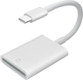 USB C SD Card Reader,USB 3.0 High Speed to SD Card Adapter for iPhone 15/16 Pro Max iPad Pro Trail Game Camera Viewer for MacBook Pro/Air iMac M1 M2 M3 Galaxy S24 Android PhoneTablet (White)