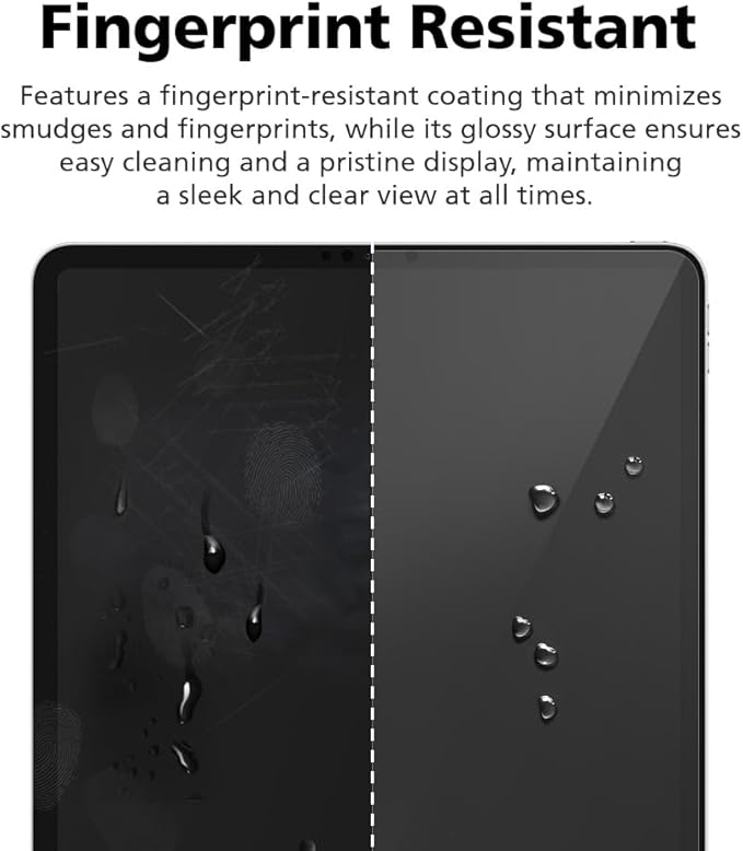 360° 4-Way Magnetic & Nano Adsorption Privacy Screen Protector for iPad Pro 11 Inch M4 2024 | Detachable, Anti-Spy, Anti-Fingerprint | Works in Both Landscape & Portrait Modes