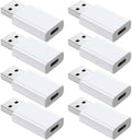 OTG Adapter【8-Pack】 USB-C Female to USB-A Male Adapter, USB to USB C Adapter Compatible with iPhone 16 15 14 13 12, Car, Apple MagSafe Watch Mini Wall Plug,iPad,Galaxy,Pixel 7 6 5,CarPlay etc