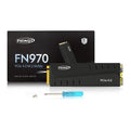 Fikwot FN970 1TB M.2 2280 PCIe Gen4 x4 NVMe 1.4 Internal Solid State Drive with Heatsink - Speeds up to 7,400MB/s, Configure DRAM Cache, Internal SSD