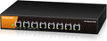 8 Port 10G Ethernet Switch Unmanaged, 8X 10G RJ45 Ports Support 10G/5G/2.5G/1000M/100M Auto-Negotiation, 160Gbps Switching Capacity, Desketop or Rackmountable Plug and Play Network Switch