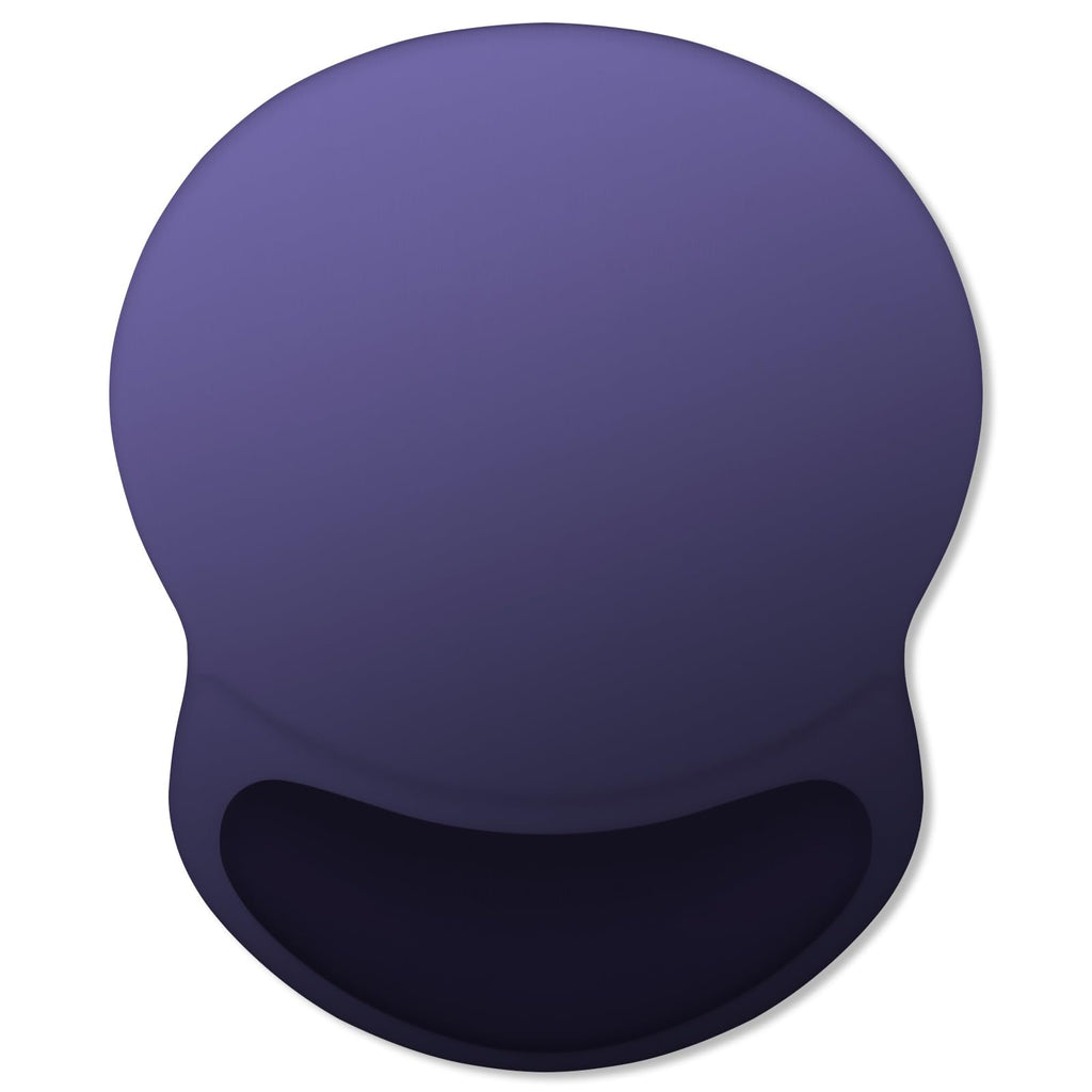 ITNRSIIET Ergonomic Mouse Pad with Comfort Gel Wrist Rest, Non-Slip PU Base, Smooth Textured Surface, Reduces Hand Fatigue & Wrist Pain, 8.7 x 7.2 Inch for Office Gaming Home, Violet Gradient