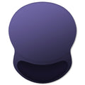 ITNRSIIET Ergonomic Mouse Pad with Comfort Gel Wrist Rest, Non-Slip PU Base, Smooth Textured Surface, Reduces Hand Fatigue & Wrist Pain, 8.7 x 7.2 Inch for Office Gaming Home, Violet Gradient