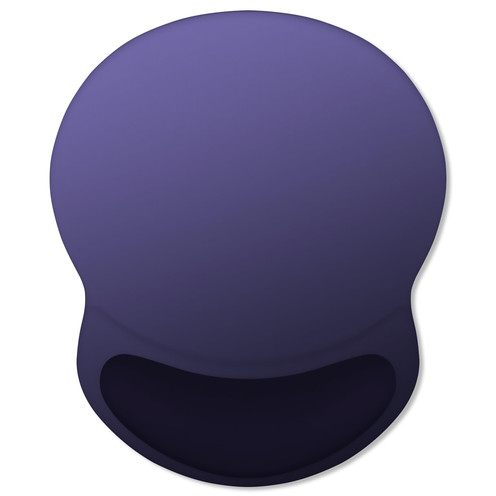 ITNRSIIET Ergonomic Mouse Pad with Comfort Gel Wrist Rest, Non-Slip PU Base, Smooth Textured Surface, Reduces Hand Fatigue & Wrist Pain, 8.7 x 7.2 Inch for Office Gaming Home, Violet Gradient