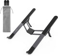 SODI [Innovative Compact] Foldable Laptop Stand for Desk, Lightweight Portable Laptop Stand for Business Trip, Library, Cafe, 6 Level Height Ergonomic Aluminum Computer Stand for MacBook 10-16"