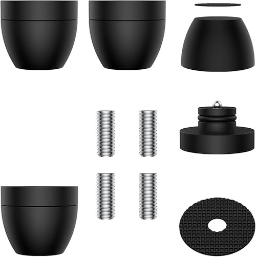 Audiocrast 4X HiFi Speaker Spikes 40×23mm Speaker Stand Feet Pads HiFi Shock Absorber Feet Aluminum Isolation Feet for Audio Speaker Subwoofer CD DVD Amplifier Turntable DAC