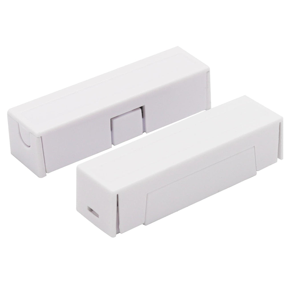 FOCMKEAS 5Pcs Magnetic Reed Switch, NC, 2 Wire, ABS White, MC-44b