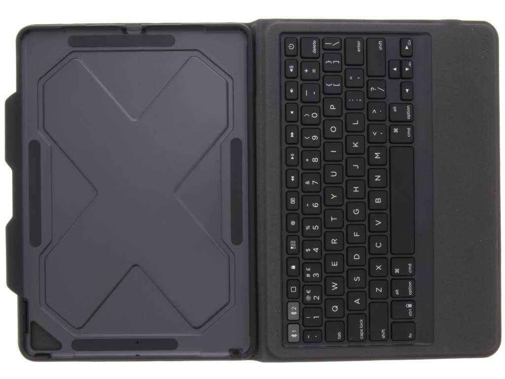ZAGG Rugged Messenger for iPad Pro 10.5" & Pad Air 10.5" (Gen 3) - 7 Color Backlit Case and Bluetooth Keyboard - Black