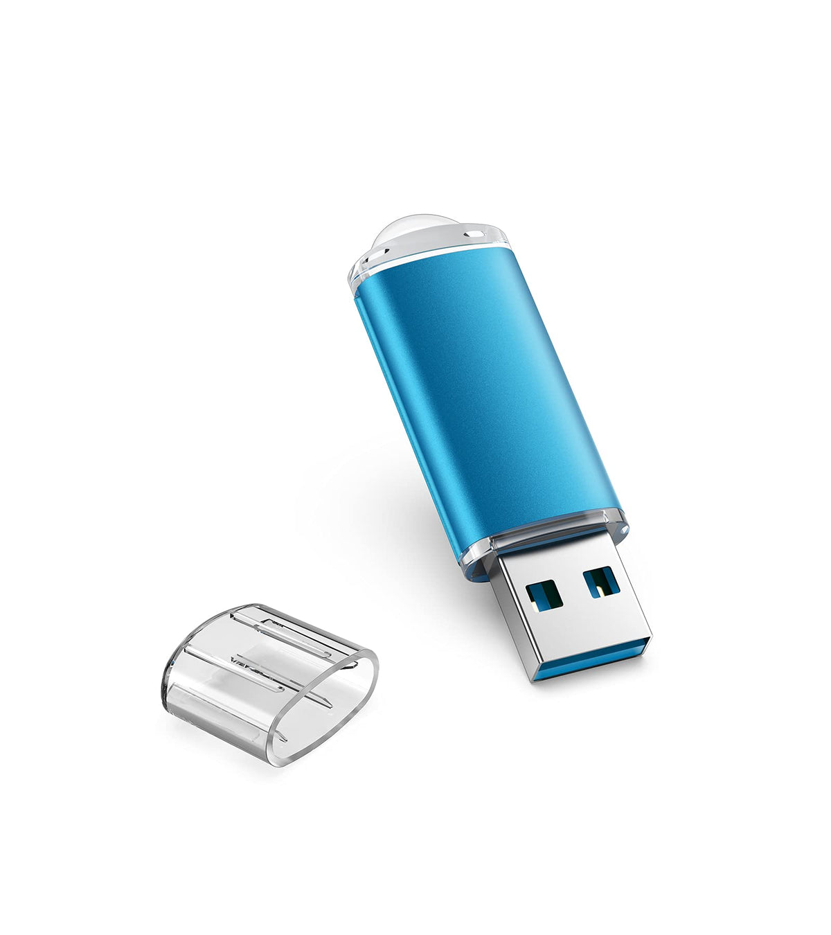TOPESEL USB Flash Drive 5 Pack 4GB USB 2.0 Flash Drive Memory Stick USB Drive Thumb Drives USB Stick (5 Mixed Colors: Black Blue Green Red Silver)