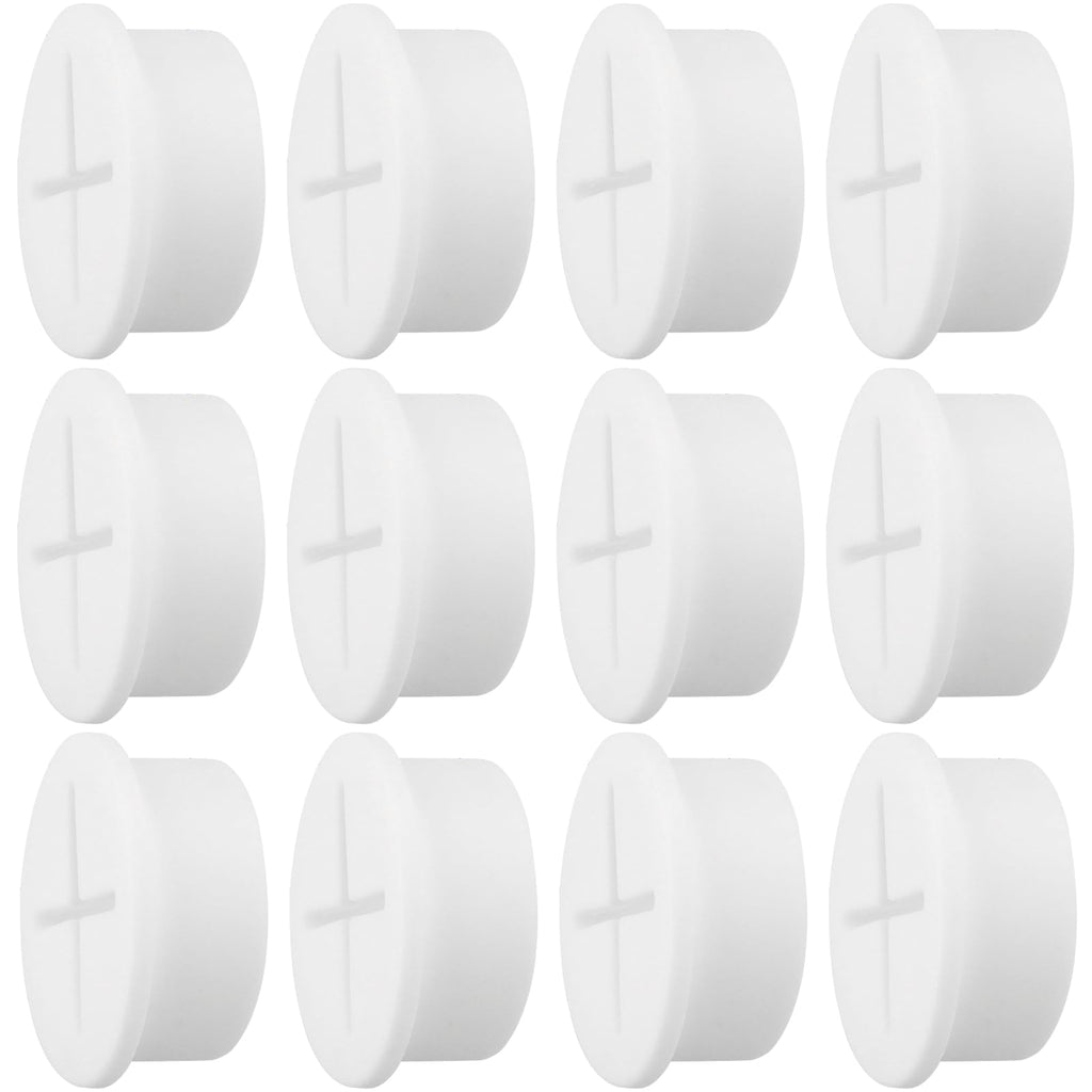 Desk Grommet,1 Inch Flexible Rubber Grommets, Silicone Cable Cord Grommet Wire Hole Cover for Desk, Table and Other Furnitures(12Pack)