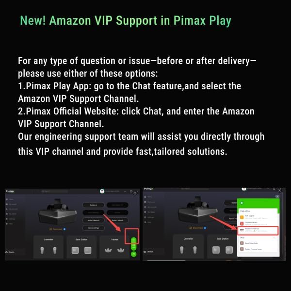 Pimax Crystal Light PCVR Headset Partial Payment Version - 8K Resolution,QLED Display, Light & Comfortable,High Clarity VR for Flight Simulator, Compatible with MSFS, iRacing & More, DMAS