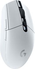 Logitech G305 LIGHTSPEED Wireless Gaming Mouse, Hero 12K Sensor, 12,000 DPI, Lightweight, 6 Programmable Buttons, 250h Battery Life, On-Board Memory, PC/Mac - White