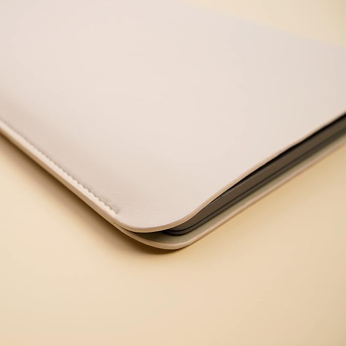 Laptop Sleeve 15 Inch Compatible with MacBook Pro 16 A2991 M3 A2780 A2485 A2141 MacBook Pro Retina 15 Color White