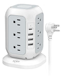 AiJoy USB C Power Strip Tower Surge Protector