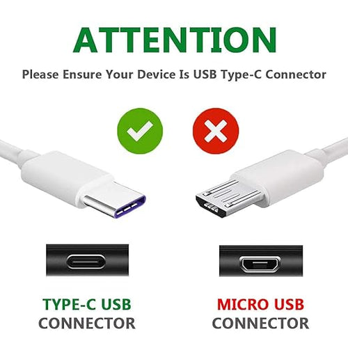 2Pack 10ft Long Type C Charger Cable Cord Long USB C Cable for Samsung Galaxy S21 S20 S10 S10E S9 S8 Plus Type C to A Cable Fast Charging Cord Phone Charger for Note 20 10 10+ Note9 8 Type C Cable