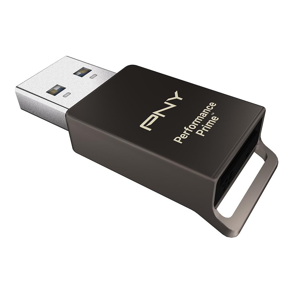 PNY Performance Prime™ USB 3.2 Gen 1 microSD Flash Memory Card Reader – Ultra-Fast Speeds, Read 200MB/s, Write 150MB/s, Type-A, for USB 3.2 Gen 1/USB3.0 Equipped Host Devices