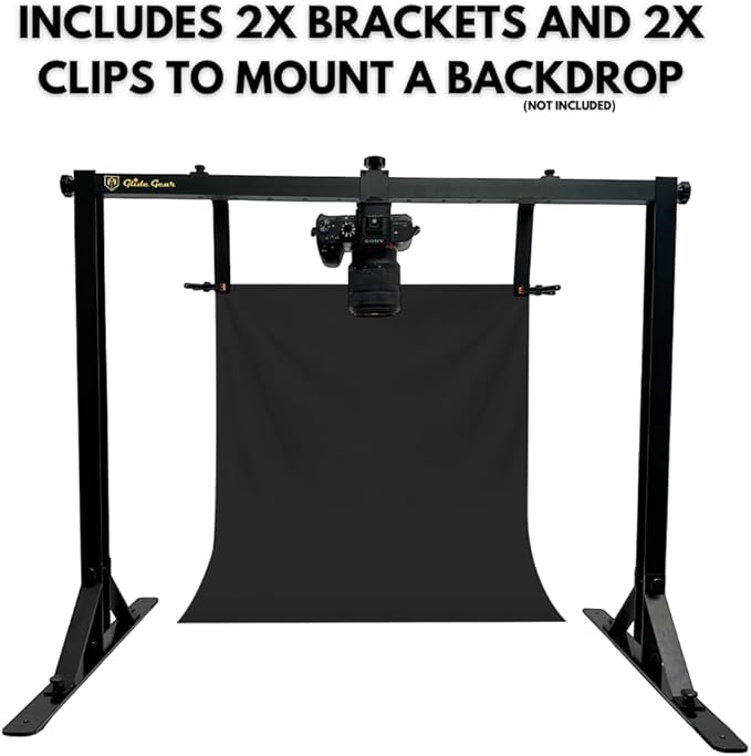Glide Gear OH100 Professional Metal Overhead Table Top Mount Stand Photography Studio DSLR Video Camera iPhone Top Down Platform