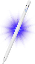 DOGAIN Active Digital Stylus Pen for Touchscreen, Stylus Pencil for Apple iPad mini/Pro/Air, Switch, Samsung, iPhone, Android and Most Phone & Tablet, 1.5mm Fine Point Rechargeable Pens - White