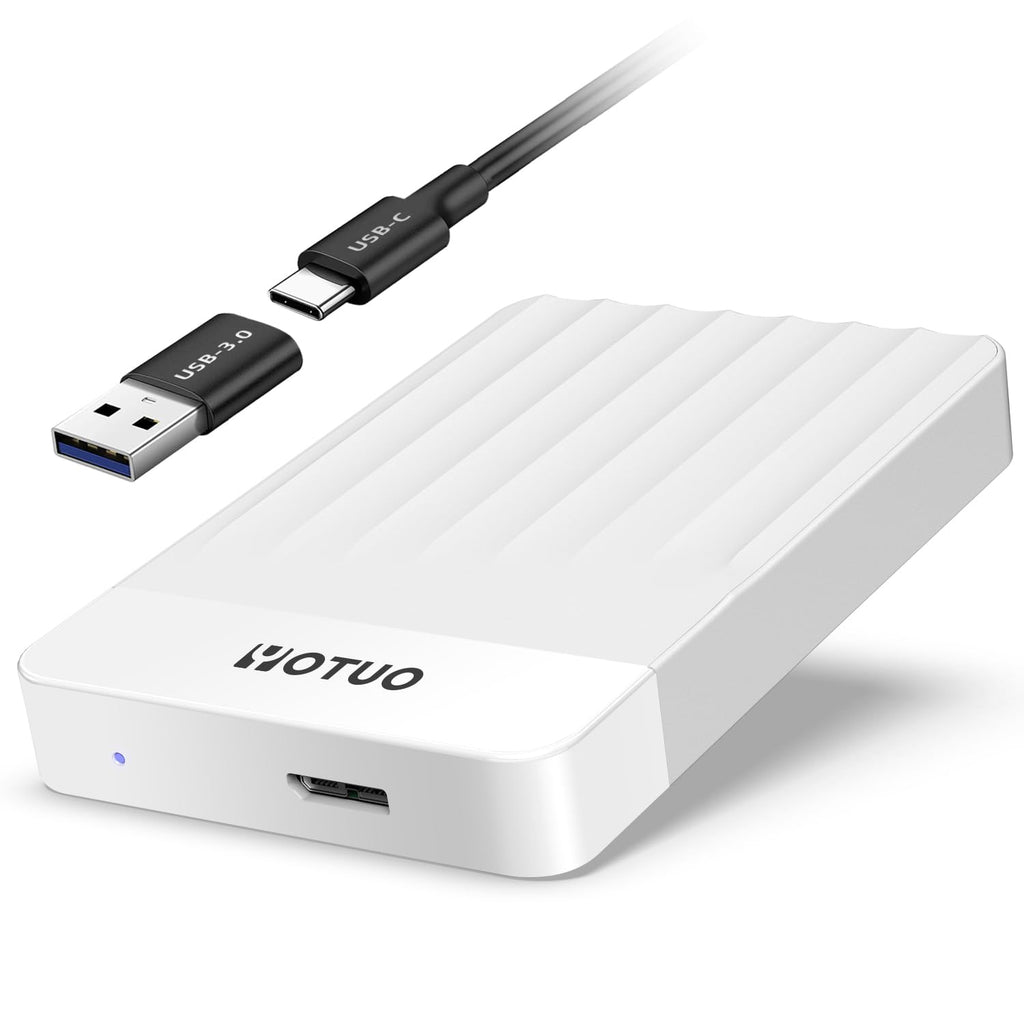 YOTUO 750GB External Hard Drive, Portable Storage Expansion HDD, USB 3.0 & USB-C for PC, Mac, Desktop, Laptop, Smartphone, PS4, Xbox One, Xbox 360, Office & Game