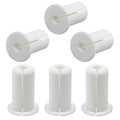 EASYEAH 6pc White Starlink Cable Grommets 3/4" Silicone Wire Hole Grommet