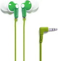 Panasonic ErgoFit Wired Earbuds, 3.5mm Jack In-Ear Headphones with Dynamic Crystal-Clear Sound and Ultra Soft Ergonomic Custom-Fit Earpieces (S/M/L), for Phones and Laptops - RP-HJE120-G (Green)