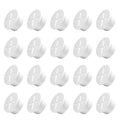 20Pcs Desk Grommet, 1" (25mm) White Silicone Cord Hole Cover, Flexible Rubber Wire Grommets, Wall Grommets for Cables Management, Table, Countertop, Cabinets and Furnitures Wire Organizer