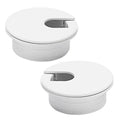 EASYEAH 2 Pcs Desk Grommet 1-3/8" / 35 mm, Desk Cord Hole Cover