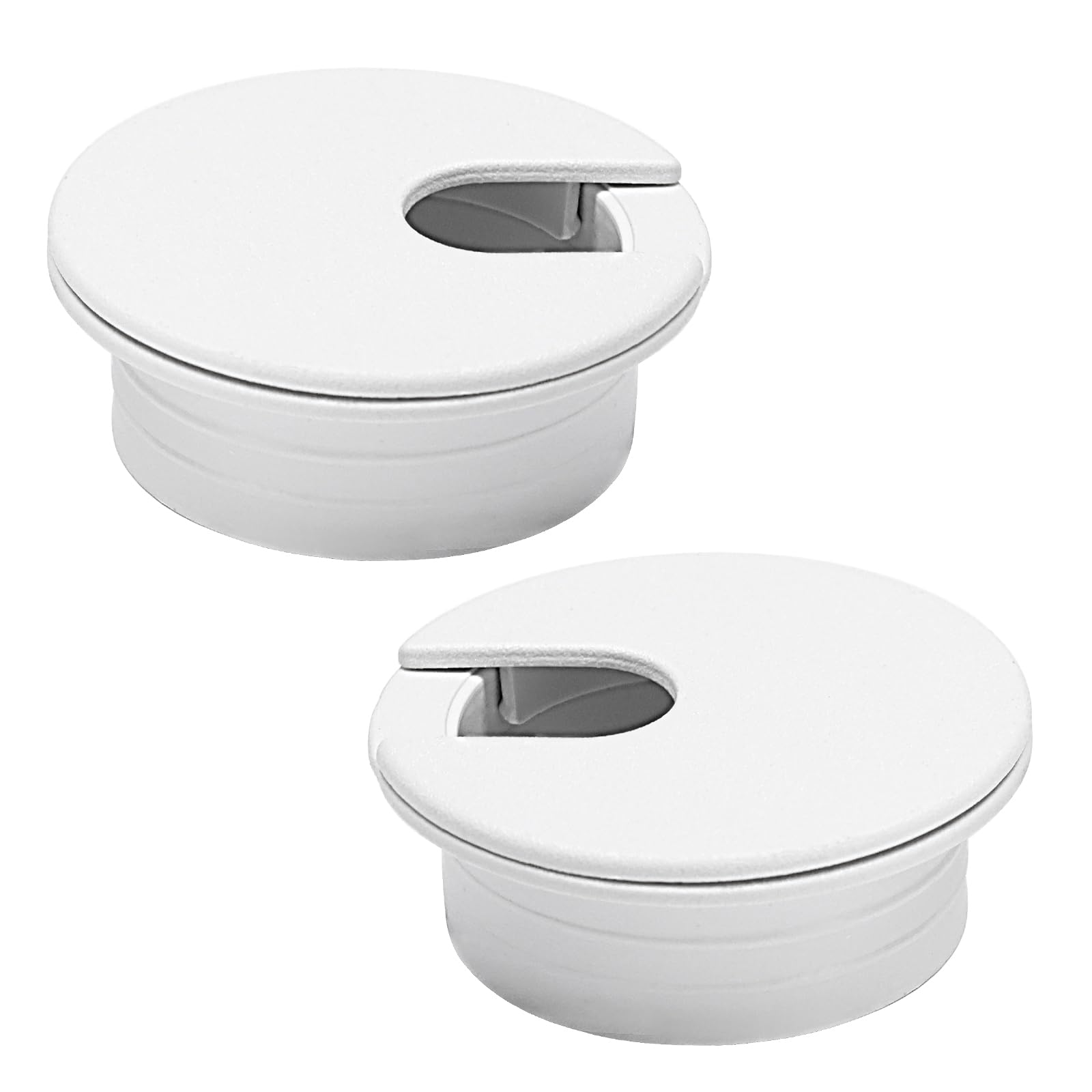 EASYEAH 2 Pcs Desk Grommet 1-3/8" / 35 mm, Desk Cord Hole Cover
