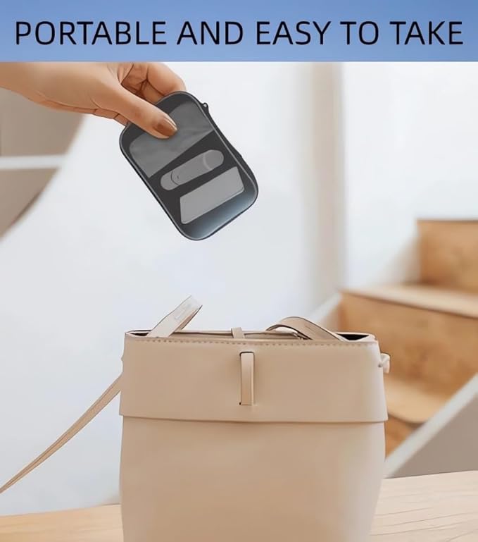 2024 Smartphone Camera Mirror Reflection Clip Kit -【New Version】 Smartphone Selfie Reflector, Adjustable Mobile Phone Reflection Camera Clip, Mirror Reflection Phone Clip for All Phones (1PC-Balck)