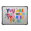 CASETiFY Impact MacBook Air 13.6" (M2-M5) Case [Cushioned Impact Corners/Scratch-Resistant/Anti-Slip Grip] - You are Exactly - Clear Black