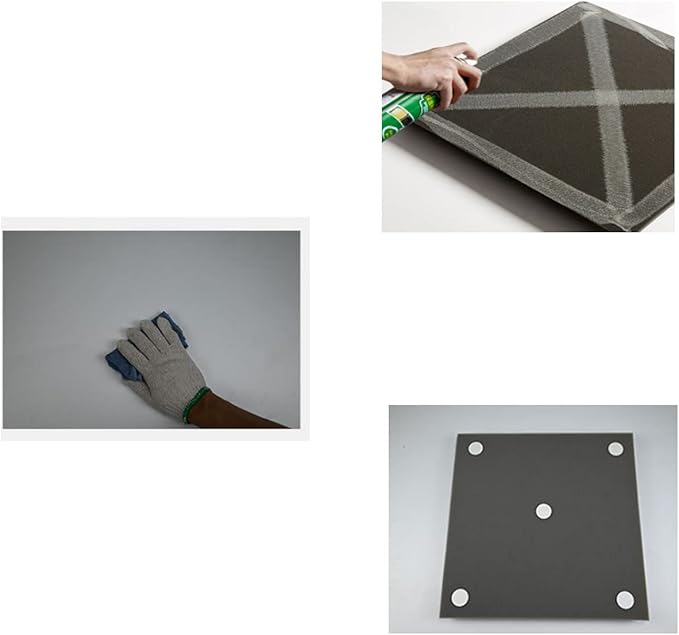 96 Pack Black/purple 12 "X 12 "X1" Acoustic Panels Studio Soundproofing Foam Wedge Tiles,
