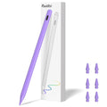 Stylus Pen for iPad, Magnetic Wireless Charging & USB C Fast Charge Pencil Compatible with Apple iPad (A16) 11/10/9/8/7/6th Generation, Pro 13"/12.9"/11", Air M3/M2/5/4/3, Mini (A17 Pro) 7/6/5 Purple