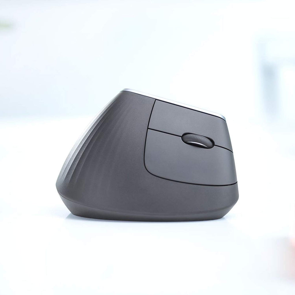 Logitech MX Vertical Wireless Mouse Ergonomic Design - Graphite