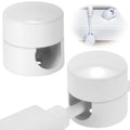 SmallCat 2 Sets Charger Holders for Cords, White Adjustable Cable Anchor Holders, Adhesive Metal Cord Clips, Cable Management Wire Organizers for Desk, Office, Nightstand