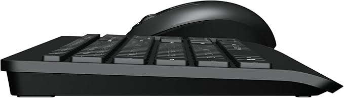 Incase Wireless Desktop 900 Keyboard and Mouse Combo - Designed by Microsoft – Quiet Touch Keys, Ambidextrous Design, Customizable Hotkeys, Two Year Battery Life – Black